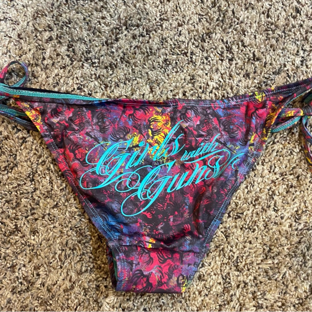 Women's Multicolor Bikini Bottom